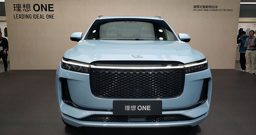 理想ONE上海车展首次公开亮相 今年第四季度开始交付