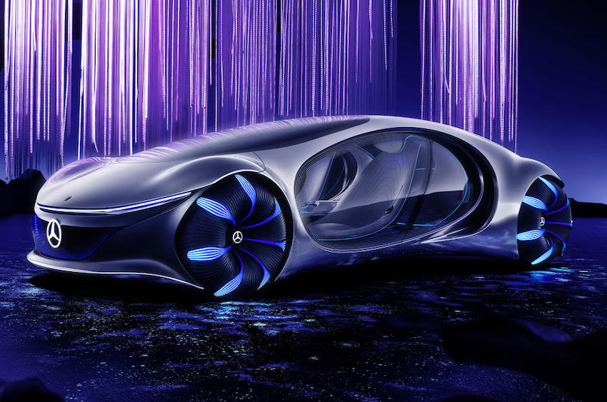 奔驰发布新款电动概念车 设计灵感来自《阿凡达》