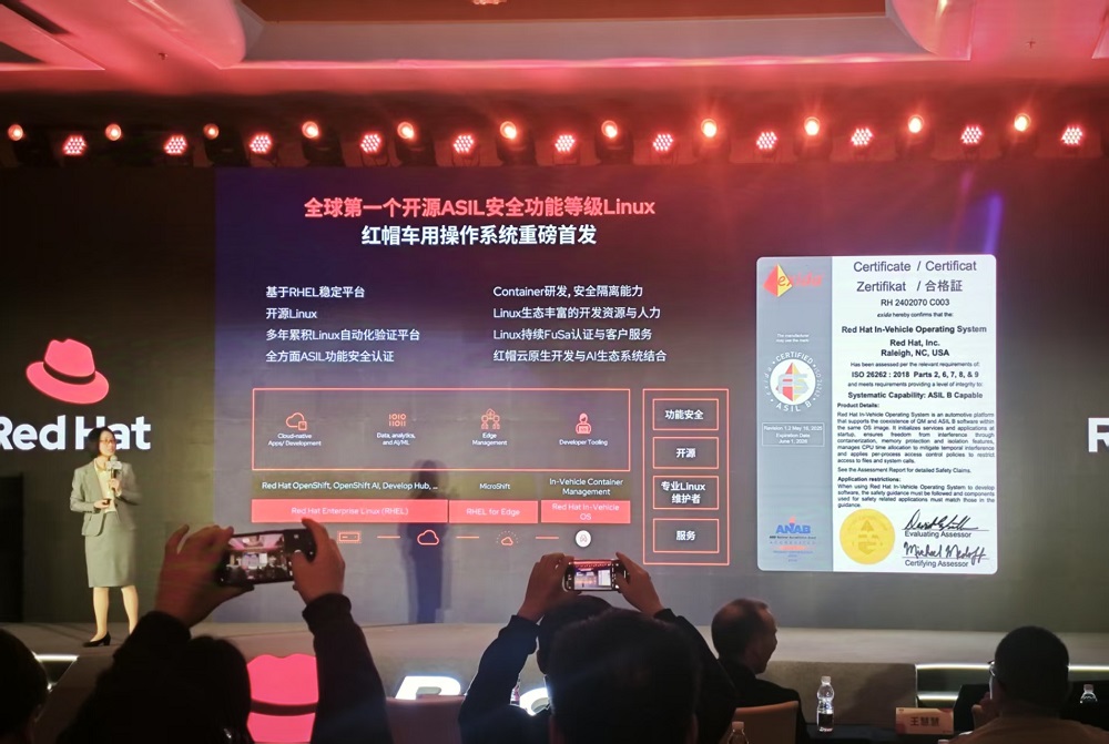 红帽论坛多款新品发布,官宣与沐曦合作,开源Linux车用操作系统