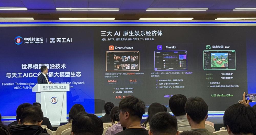 昆仑万维推出“AIGC全家桶大模型”,视频游戏音乐三线齐发,亮出新一代AGI战略