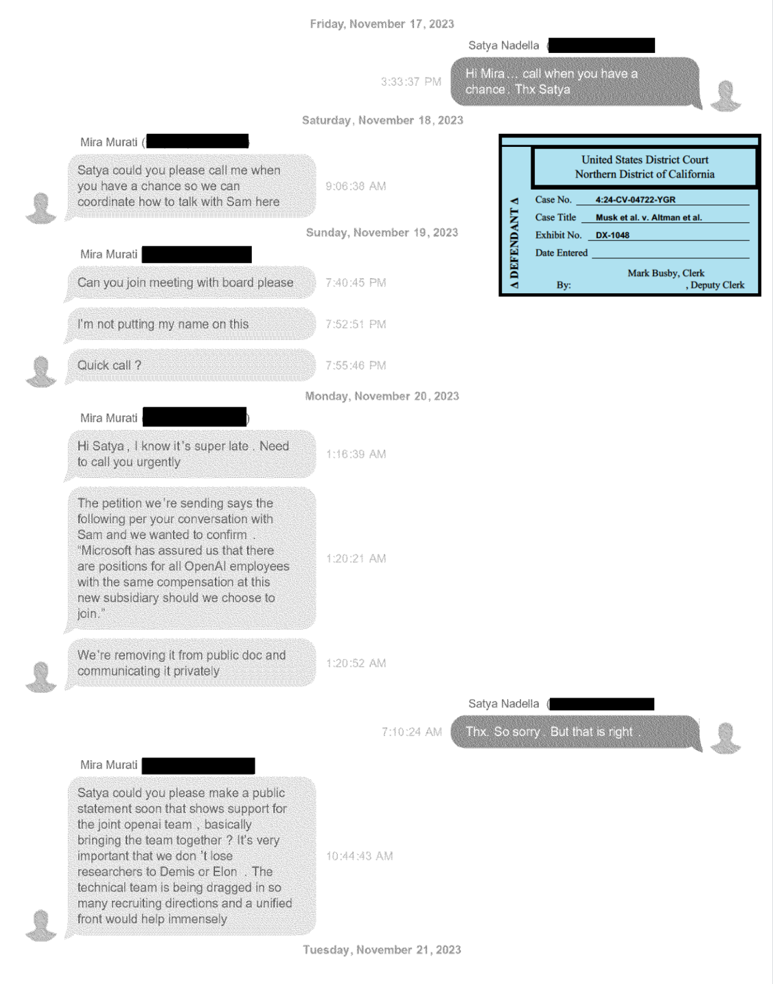 马斯克法庭大战乱成粥了!纳德拉出庭,Ilya指证,OpenAI狗血底裤被扒