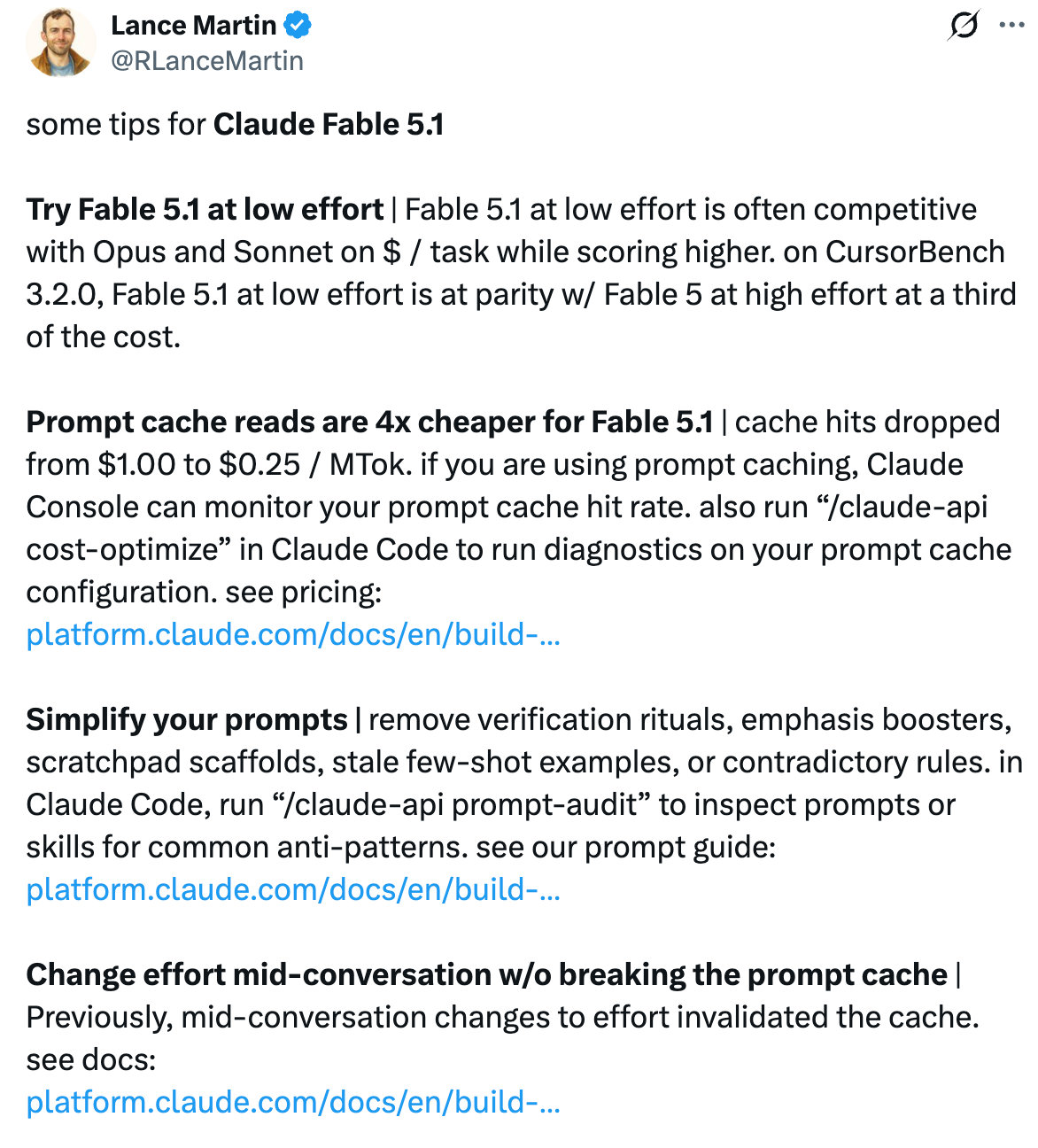 Claude Fable 5.1深夜空降!8项霸榜,缓存降价75%,奥尔特曼急了