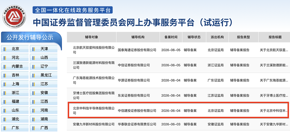 北京半导体设备“小巨人”,启动IPO