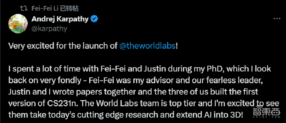 AI教父投了AI教母！李飞飞新创企结束隐身，首次披露创始团队与投资人