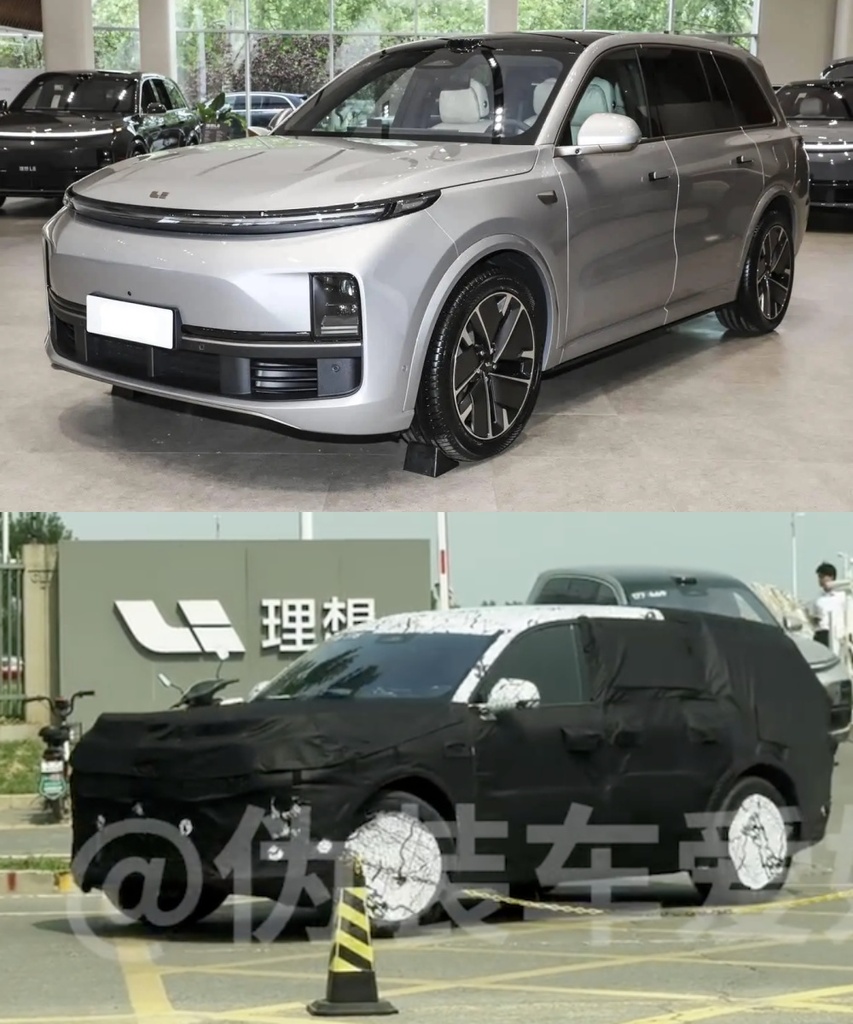 疑似理想L9改款谍照曝光:尾部变化最大,或今明两年内上市