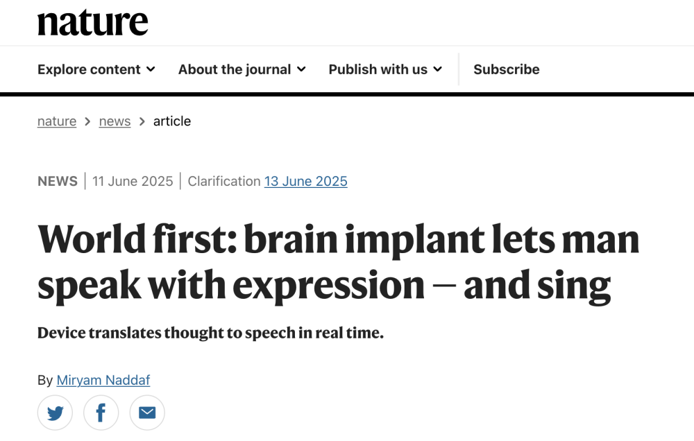 让渐冻症患者实时对话、“哼唱”旋律!美国高校脑机接口新进展,延迟仅10ms