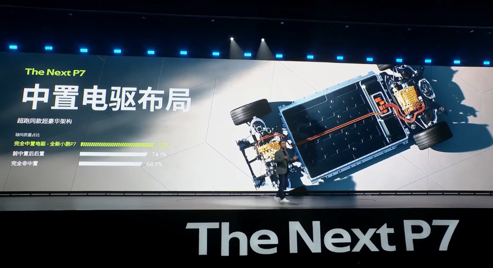 何小鹏像素级致敬雷军！全新P7赛道刷圈超SU7，送黄金车标，21.98万开卖