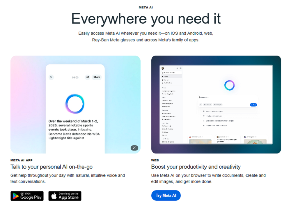 Meta宣战OpenAI!发ChatGPT超强平替App,语音交互联动AI眼镜,Llama API免费用