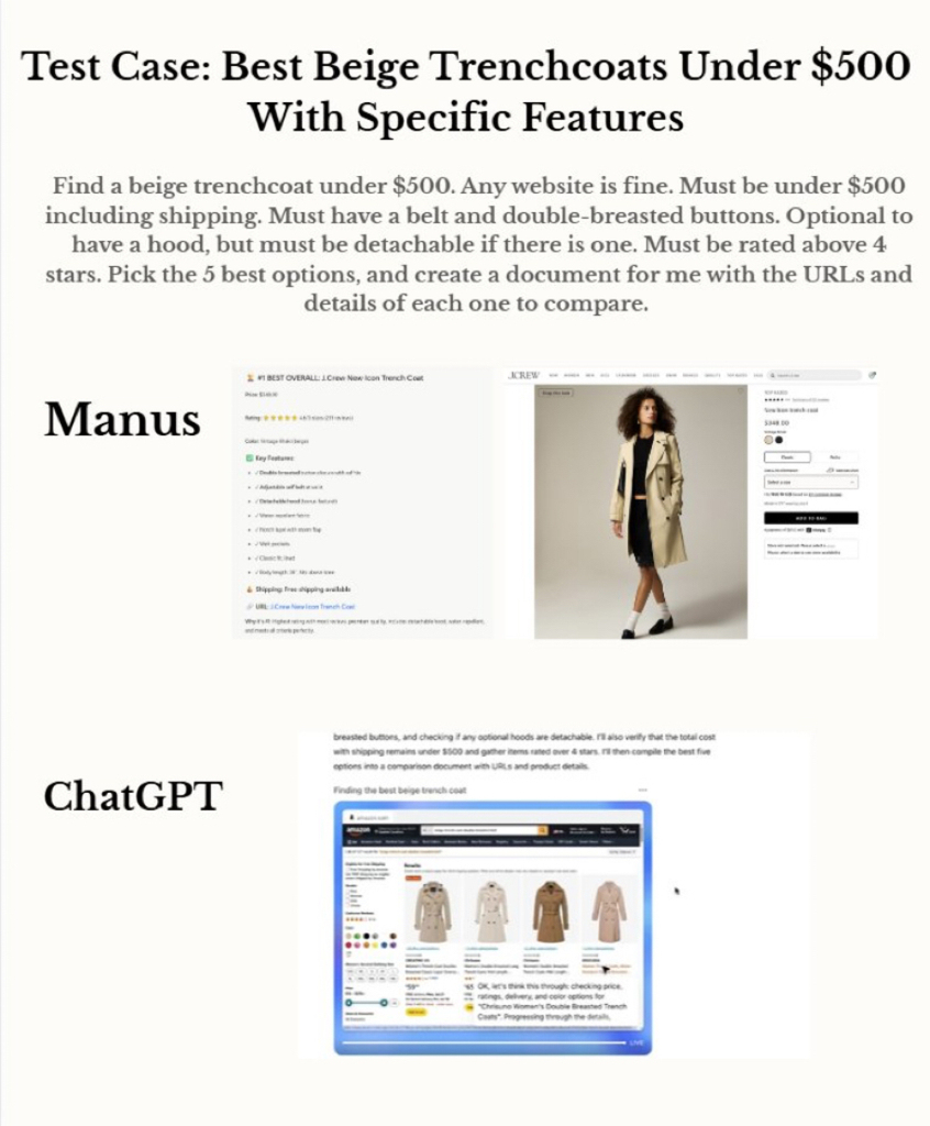 ChatGPT Agent口碑两极化,Manus隔空对战:赢了