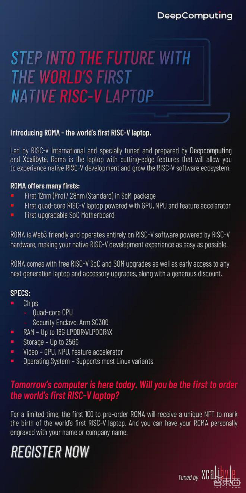 全球首款采用RISC-V架构芯片的笔记本电脑来了!中国造