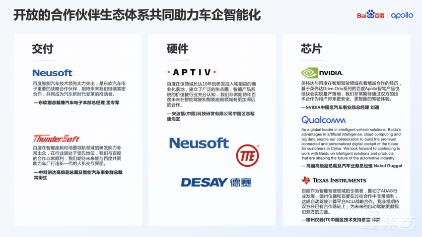 发新品、秀朋友圈，百度Apollo发布会只谈L2