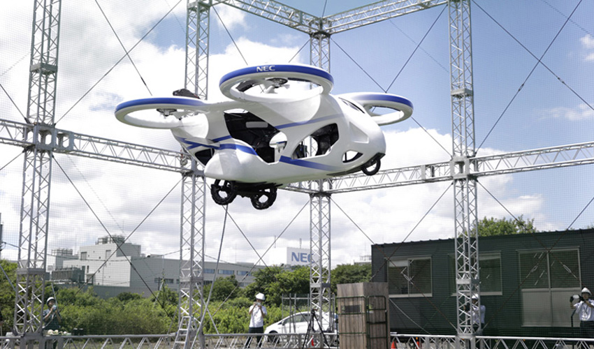 日本测试飞行汽车 空中停留1分钟 计划2026年量产