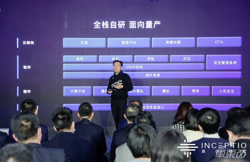 业内首次!嬴彻发布自动驾驶系统“轩辕”,2024年车队规模要达8万台