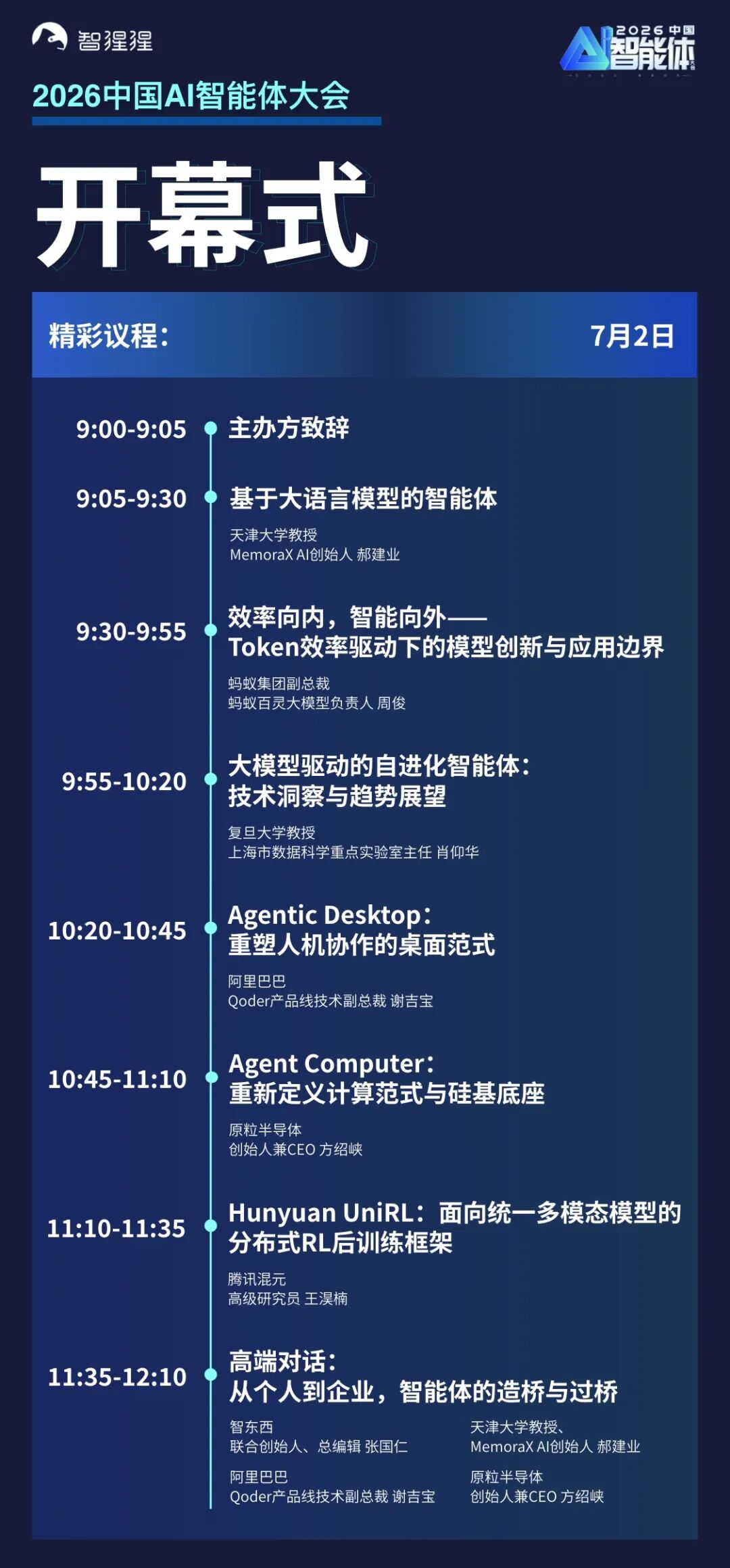 半壁江山都来了！龙虾Hermes后首场智能体大会两天议程公布，解构七大核心范式与AI生产力狂飙