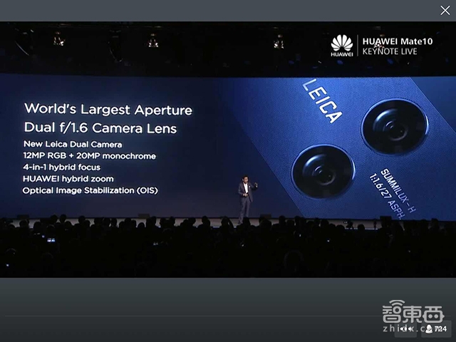 华为AI旗舰手机Mate10/Pro发布 现场11次叫板iPhone【附余承东PPT】