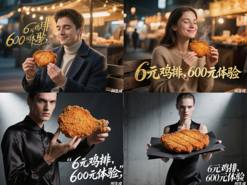 “鸡排哥”的走红名场面，腾讯混元图像都整明白了