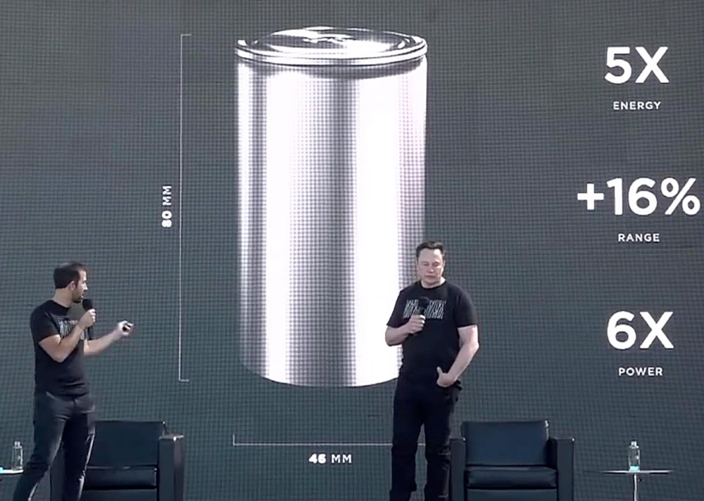 马斯克彻底搞定大圆柱电池!发布五年终落地,独家专利破解量产难题