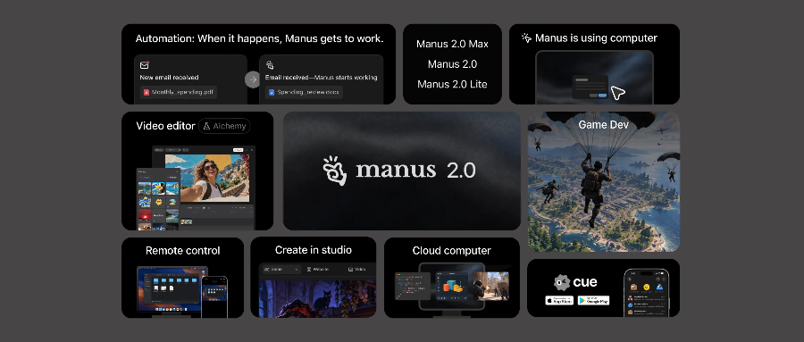 Manus 2.0突然发布！挑战Meta Muse