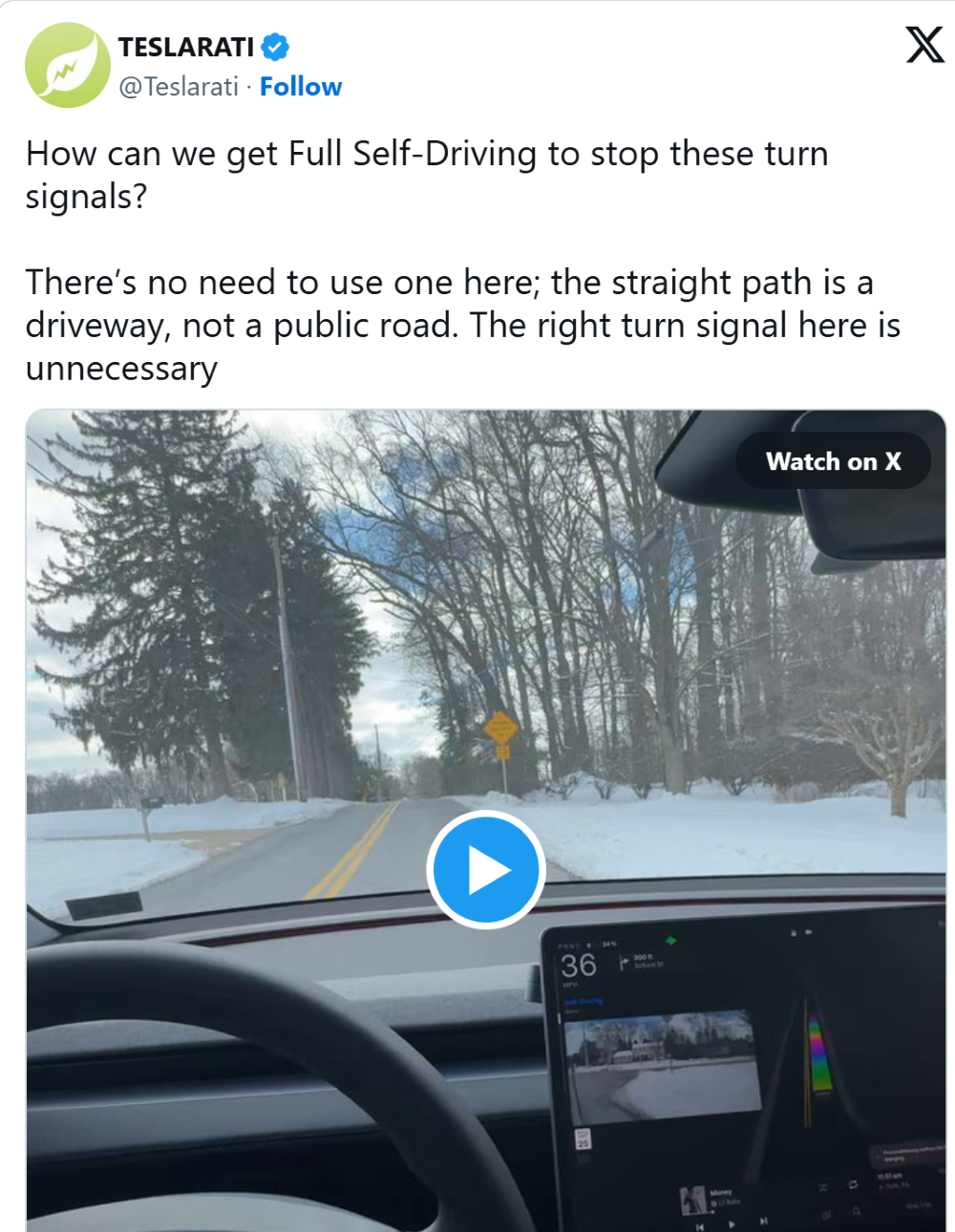 特斯拉FSD V14.2.2.5测评：能识鹿、会减速，但导航和转向灯仍是老问题