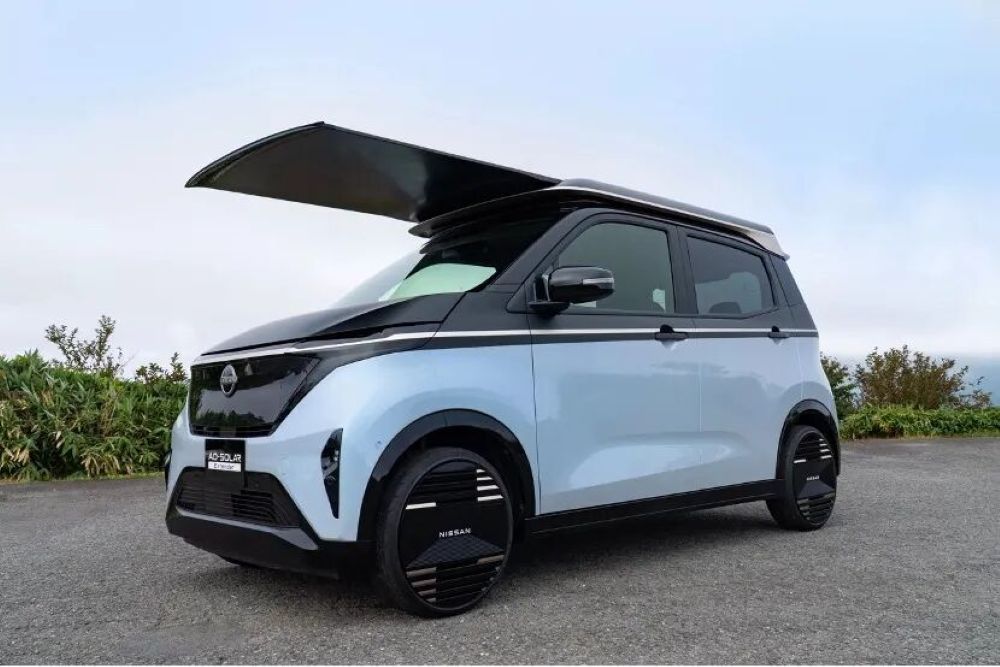 日产给电车装上太阳能板,单日最多可增加21公里,但量产仍是难题
