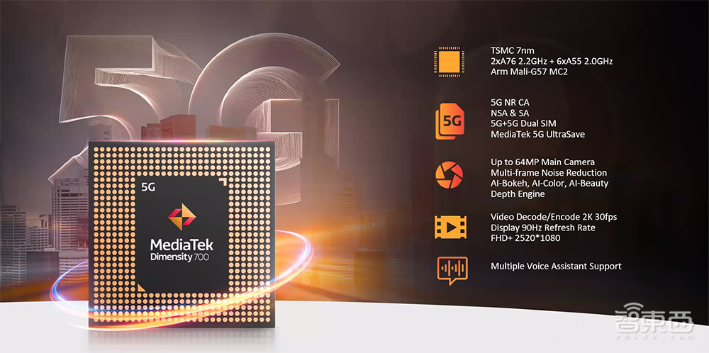 联发科推两款PC芯片将用于谷歌笔记本!7nm 5G芯片天玑700一同发布
