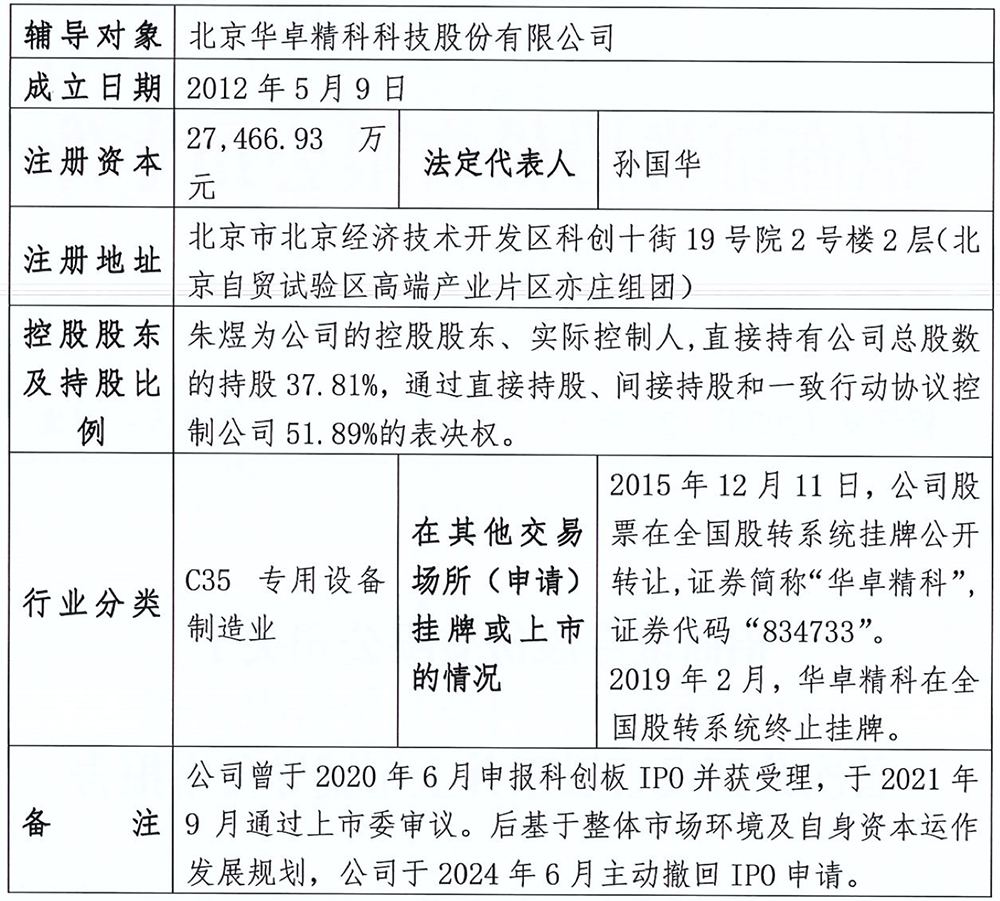 北京半导体设备商，重启IPO