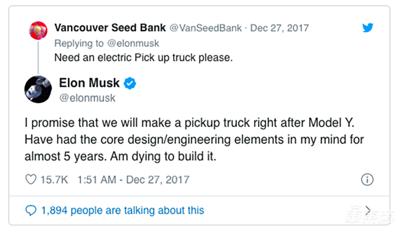 马斯克的“火星车”来了！特斯拉发布防弹皮卡，售价3.99万美元起