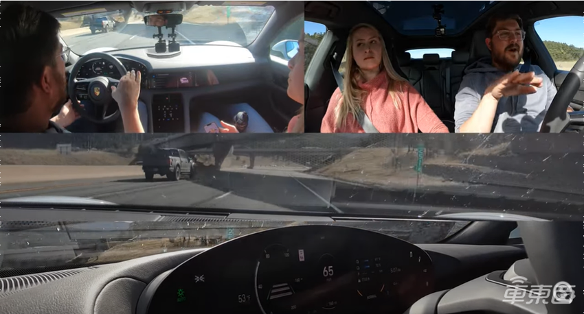 外媒评测保时捷Taycan自动驾驶:功能有限,车道保持像“酒驾”