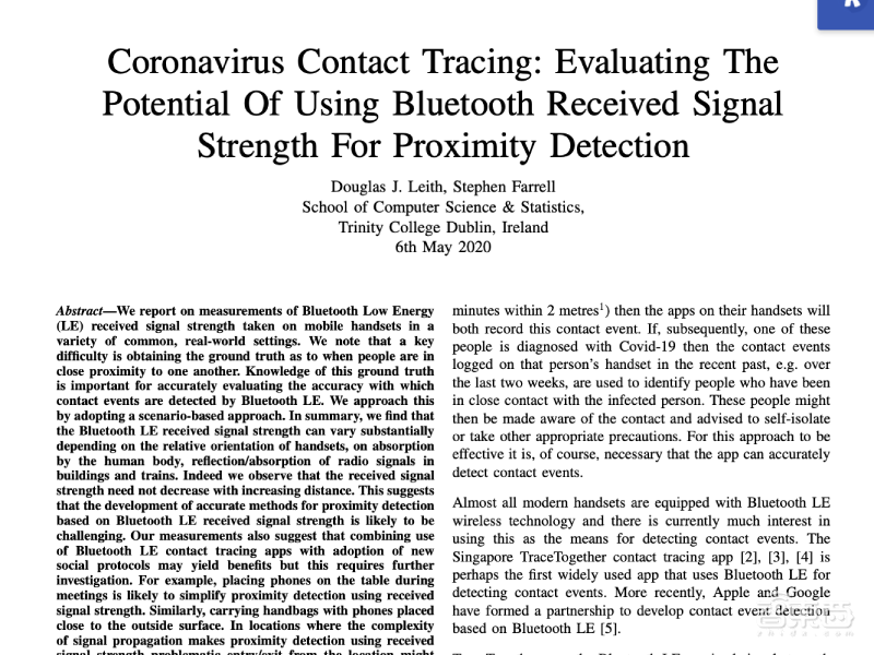 英国的蓝牙抗疫效果怎么样？信号易被影响，效果有限！