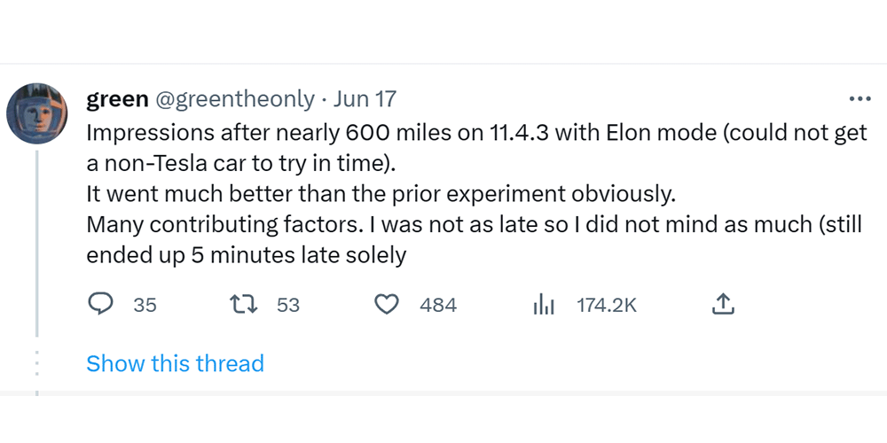 特斯拉FSD藏了个埃隆模式!被黑客挖出来了,激活就能体验L3