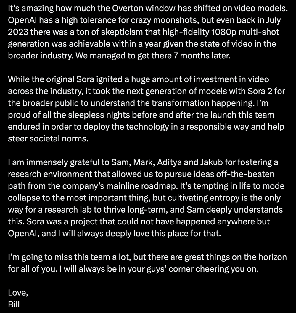 突发！OpenAI连失大将，Sora之父离职，IPO前夜风波不断