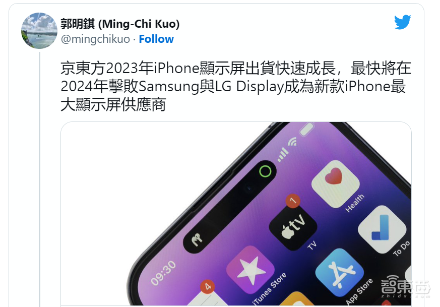 京东方逆袭,三星失守