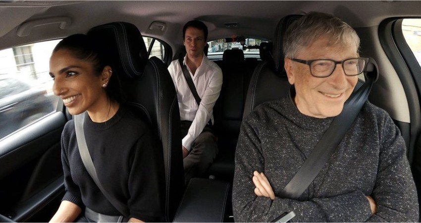 比尔盖茨乘无人车伦敦兜风：自动驾驶将像电脑一样改变生活