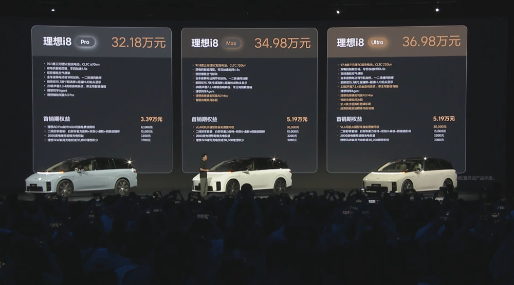 理想i8便宜2.8万开卖！首发VLA司机大模型，李想：第一眼看图觉得有点丑