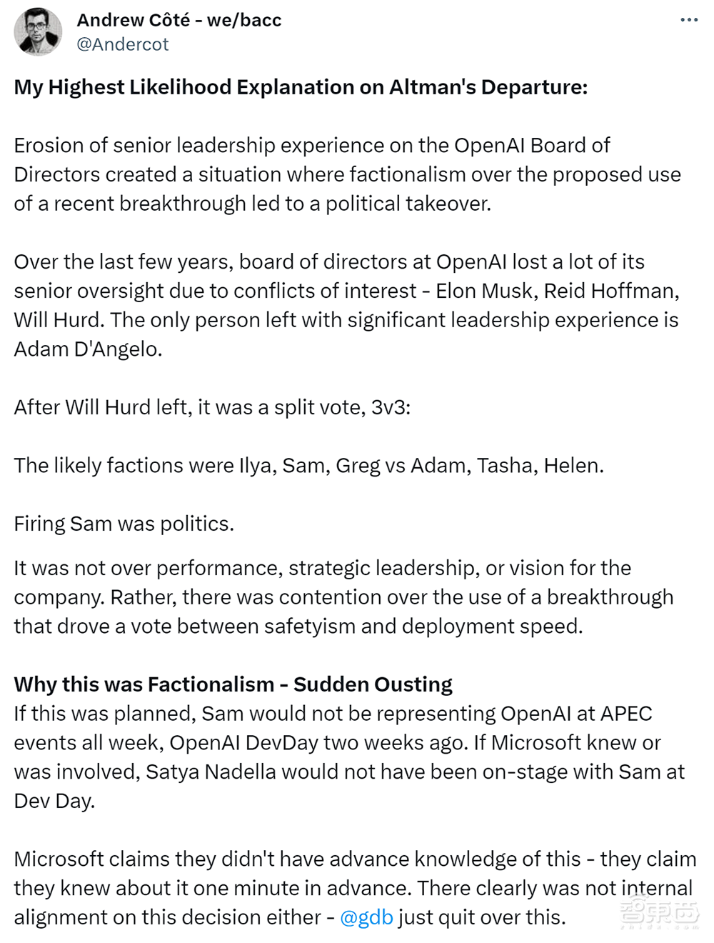 突发，OpenAI政变再反转！阿尔特曼逼宫失败，董事会又换了新CEO