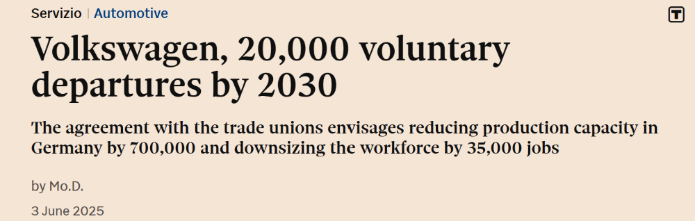 丰田“儿子变爹”！大众2万员工自愿离职，全球销量前二车企同时动刀