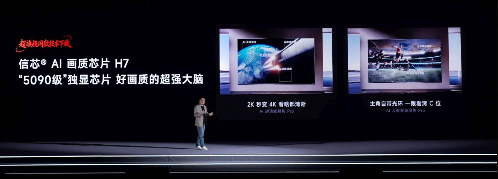 海信RGB-Mini LED旗舰电视发布!机身厚度53mm,搭载自研画质芯片、车规级高光效RGB芯片