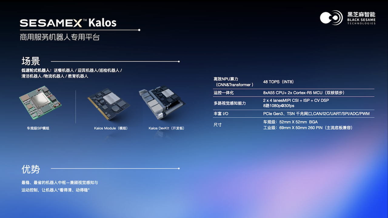 全脑智能时代来临,黑芝麻机器人新平台抢占“黄金赛道”