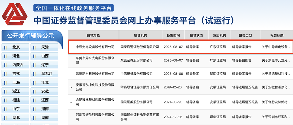 廣東半導(dǎo)體設(shè)備“小巨人”啟動(dòng)IPO！TCL參投