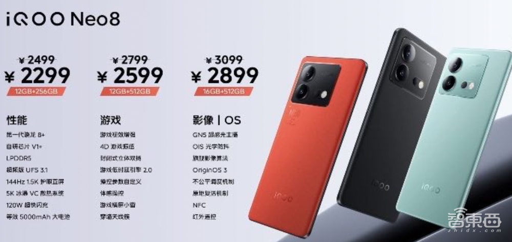 iQOO Neo8首发天玑9200+,跑分超136万登顶,自研芯片V1+配齐
