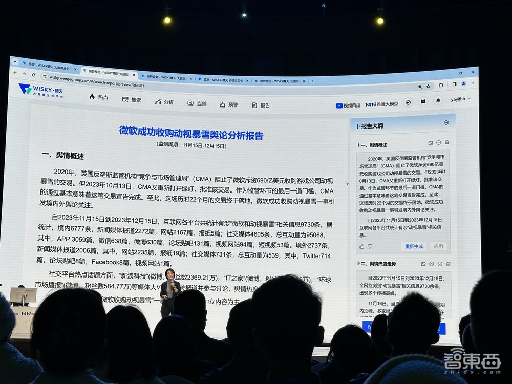 中科闻歌雅意2.0大模型亮相！300亿参数、128k上下文，已落地媒体、金融、舆情等赛道