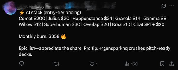 a16z合伙人的AI工具清单曝光!网友:月费起步2500元