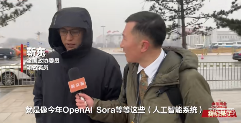 大模型火遍两会！雷军等20位代表热议AI，Sora高频出场，靳东深感受影响