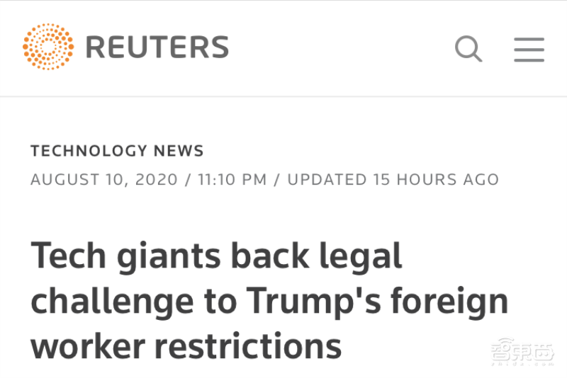 起诉特朗普!苹果微软比字节先出手,52家美国科技公司联合