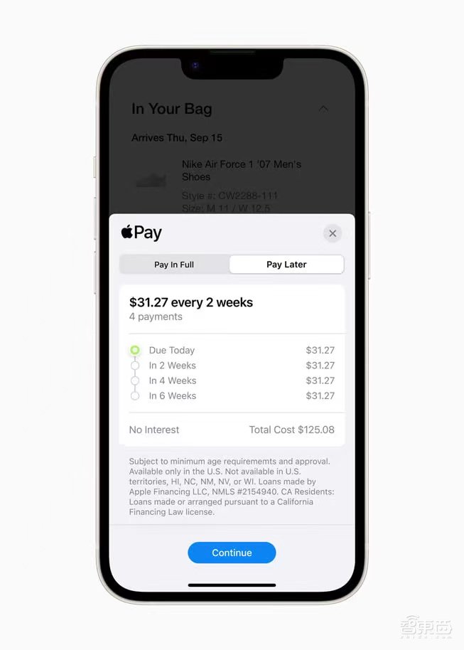 苹果版“花呗”来了！最高分期7000元，支持Apple Pay就能用