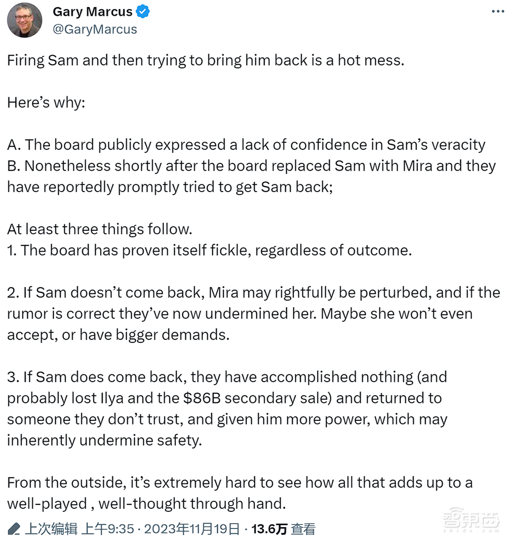 突发,OpenAI政变再反转!阿尔特曼逼宫失败,董事会又换了新CEO