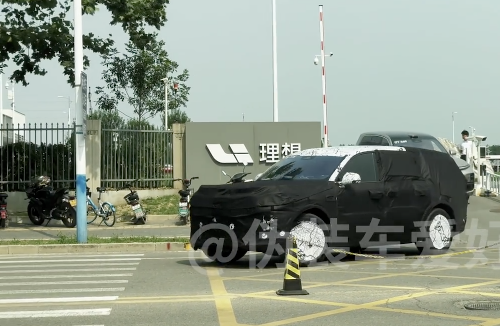 疑似理想L9改款谍照曝光:尾部变化最大,或今明两年内上市