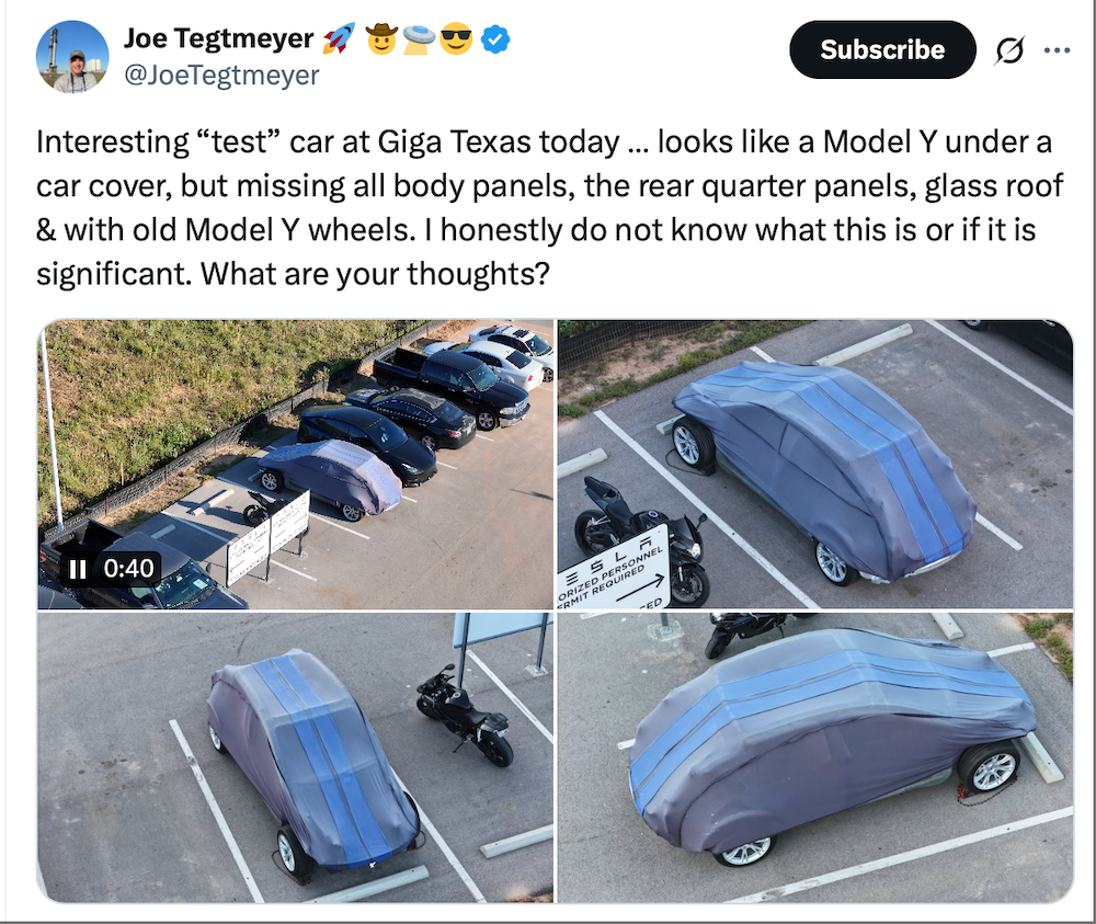 特斯拉最便宜新车要来了!比Model Y小一圈,高管:上半年投产