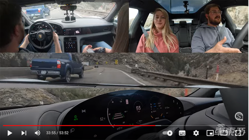 外媒评测保时捷Taycan自动驾驶：功能有限，车道保持像“酒驾”