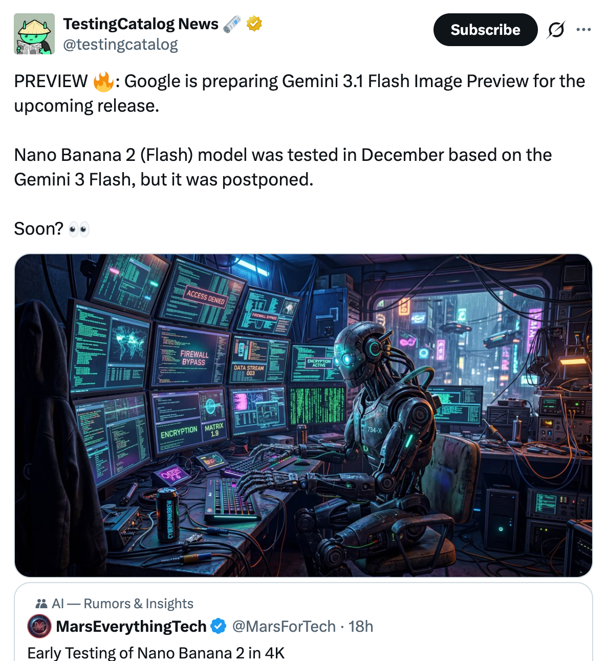 Nano Banana 2,泄露!